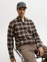 Jack & Jones Flanelaška karirano uzorovana moška košulja smeđa