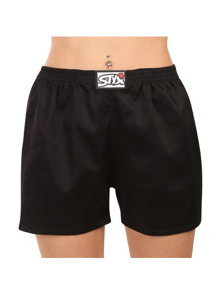 Styx Ženske kratke hlače za spavanje Styx crne