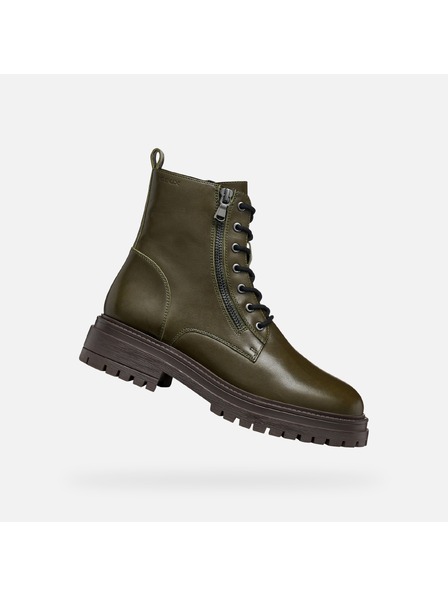 Geox Khaki ženska gležnjača Geox Iridea