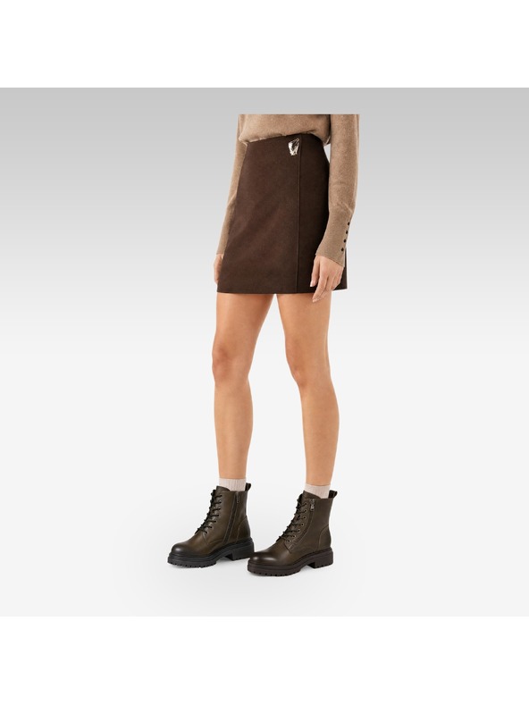 Geox Khaki ženska gležnjača Geox Iridea