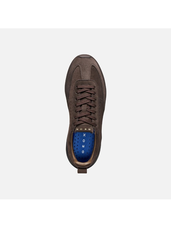 Geox Tamno smeđe ženske tenisice Geox GXRN-02
