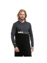 Meatfly Meatfly muška majica s dugim rukavima Judgement Charcoal Heather / Black