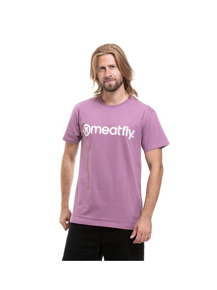 Meatfly Meatfly muška majica MF Logo Dusty Orchid