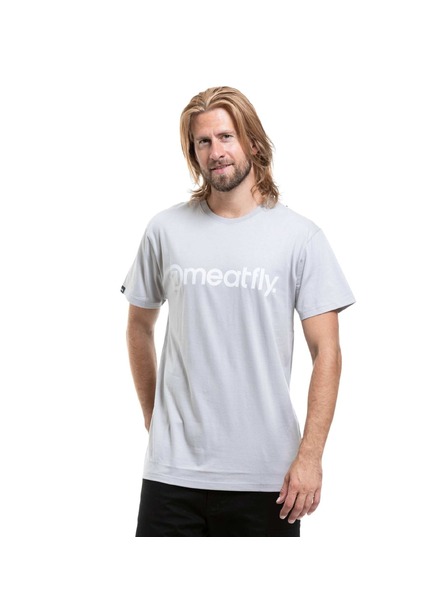 Meatfly Meatfly muška majica MF Logo Quiet Gray
