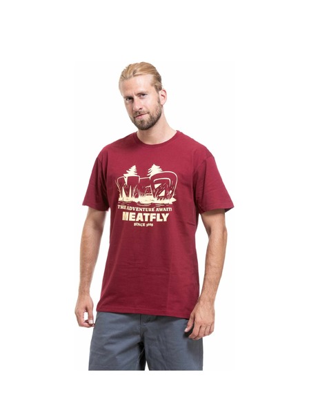 Meatfly Meatfly muška majica Adventure Brown Red