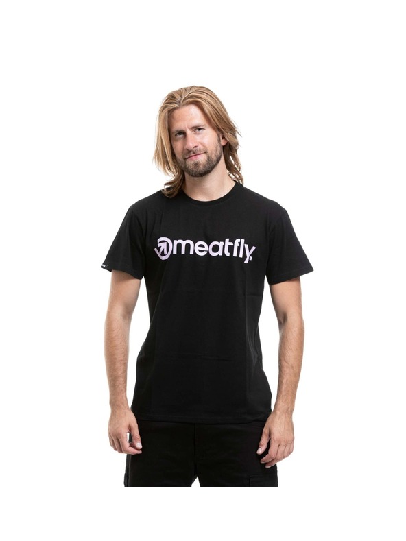 Meatfly Muška majica Meatfly MF Logo Lila / Black