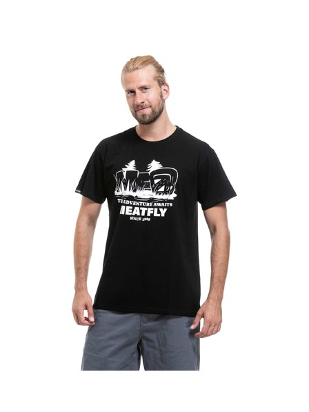 Meatfly Muška majica Meatfly Adventure Black