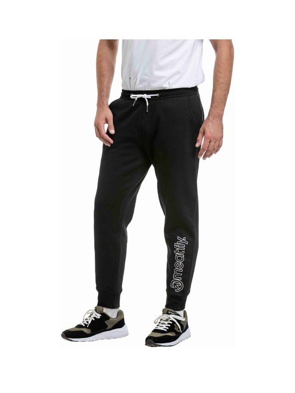 Meatfly Muške jogging hlače Meatfly Joy Black / White