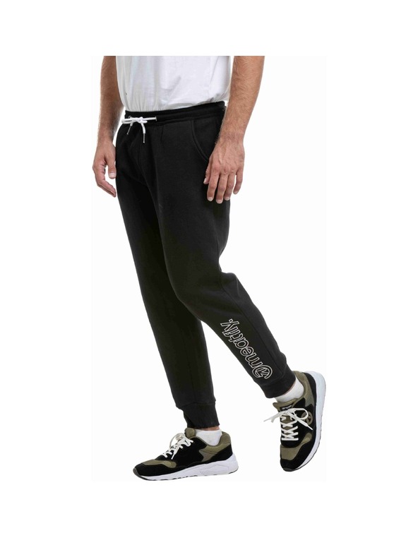 Meatfly Muške jogging hlače Meatfly Joy Black / White