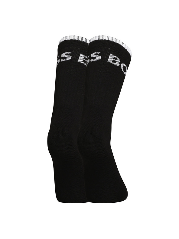 BOSS Set od šest - visoke čarape BOSS crne