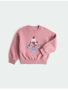 Marks & Spencer Jelly hoodie s visokim udjelom pamuka (2–8 godina) Marks & Spencer ružičasta