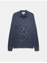 Marks & Spencer Marks & Spencer Pure ekstra fina pletena polo majica od merino vune tamnoplava