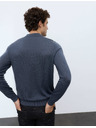 Marks & Spencer Marks & Spencer Pure ekstra fina pletena polo majica od merino vune tamnoplava
