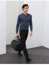 Marks & Spencer Marks & Spencer Pure ekstra fina pletena polo majica od merino vune tamnoplava