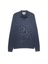 Marks & Spencer Marks & Spencer Pure ekstra fina pletena polo majica od merino vune tamnoplava