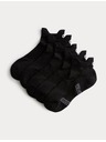 Marks & Spencer Prigušene kratke čarape Trainer Liners™ s tehnologijom Cool & Fresh™, 5 pari u pakiranju Marks & Spencer crna