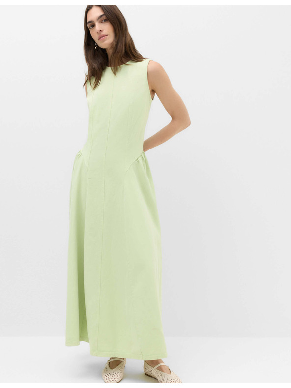 Marks & Spencer Maxi haljina od denima s nižom linijom struka Marks & Spencer zelena