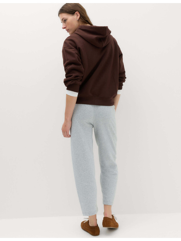 Marks & Spencer Grafički hoodie sa visokim udjelom pamuka Marks & Spencer smeđa