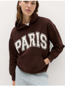 Marks & Spencer Grafički hoodie sa visokim udjelom pamuka Marks & Spencer smeđa
