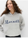 Marks & Spencer Grafički hoodie sa visokim udjelom pamuka Marks & Spencer siva