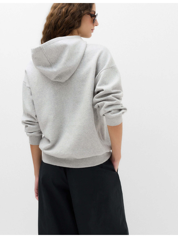 Marks & Spencer Grafički hoodie sa visokim udjelom pamuka Marks & Spencer siva