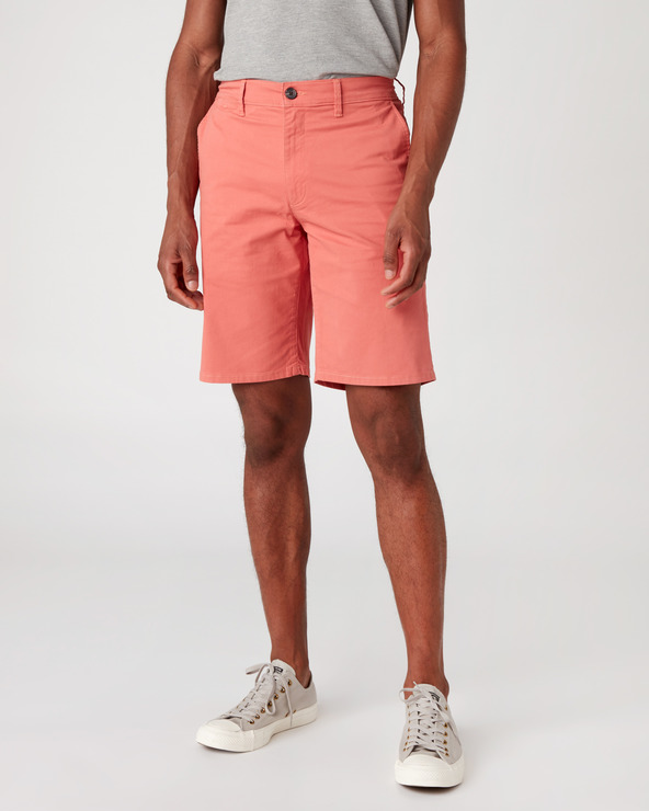 Wrangler Kratke hlače crvena narančasta